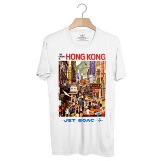 BP120 เสื้อยืด Retro City : Hong Kong