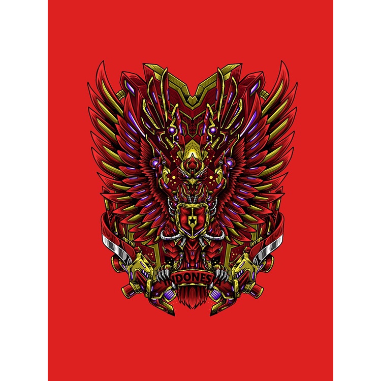 feytui-นกปีกทอง-ตำนาน-นกยักษ์-ครุฑ-ศาสนาฮินดู-พุทธศาสนา-ศักดิ์สิทธิ์-garuda-mecha-essential-t-shirt-คอกลม-แฟชั่น-ผ้าฝ้