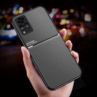 In Stock เคสโทรศัพท์ VIVO V21 5G Phone Case Magnetic Magnet Holder Shockproof Silicone Protection Cases Bumper Back Cover เคส VIVOV21 Casing