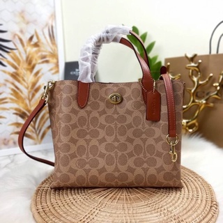 COACH (C4250) MOLLIE TOTE 25 IN SIGNATURE CANVAS