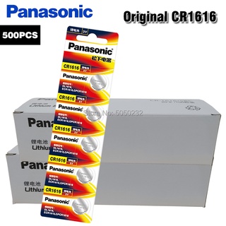 500PCS Panasonic 100% Original CR1616 Button Cell Battery For Watch Car Remote Key cr 1616 ECR1616 GPCR1616 3v Lithium B