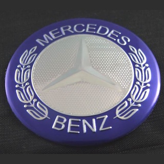 กรุณาวัดขนาดก่อนสั่งซื้อ สติกเกอร์อลูมิเนียม MERCEDES BENZ ขนาด 56mm. 1 ชุดมี 4 ชิ้น สติกเกอร์ เบนซ์ Aegether