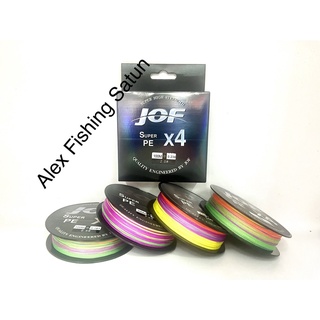 สายถัก JOF Super PE X4 ยาว 100 เมตร สีมัลติคัลเลอร์