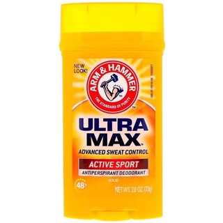 Arm &amp; Hammer Ultra Max Active Sport  73 g ผลิตภัณฑ์ระงับกลิ่นกายใต้วงแขน