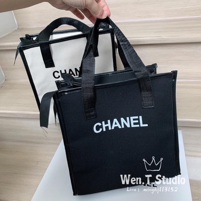 chanel-กระเป๋า-ผ้า-10นิ้ว-10-5นิ้ว-5นิ้ว-ราคา-150เท่านั้น