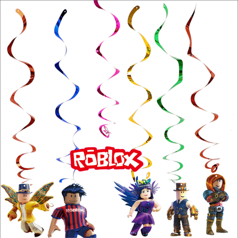 ชุดงานปาร์ตี้-ลายการ์ตูน-robux-สำหรับตกแต่งงานปาร์ตี้