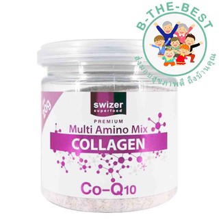 ภาพขนาดย่อของสินค้าSwizer Multi Amino Mix Collagen Co-Q10 (120g.) เเบบกระปุก ol00132