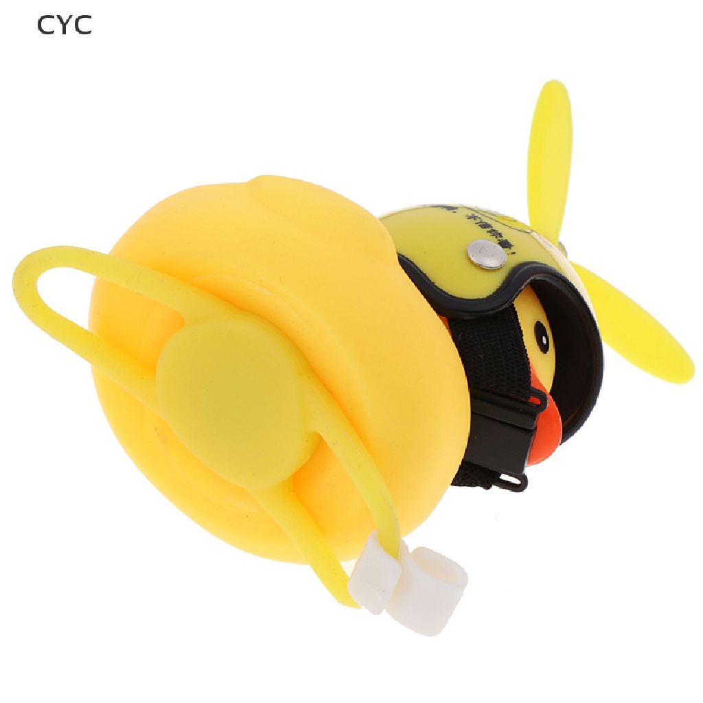 cyc-bicycle-duck-light-bike-horn-bell-cartoon-helmet-with-light-motorcycle-handlebar-cy