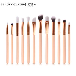 สินค้า BEAUTY GLAZED 12 ชิ้นแปรงแต่งหน้าชุดดินสอแป้งอายแชโดว์อายไลเนอร์ดวงตา