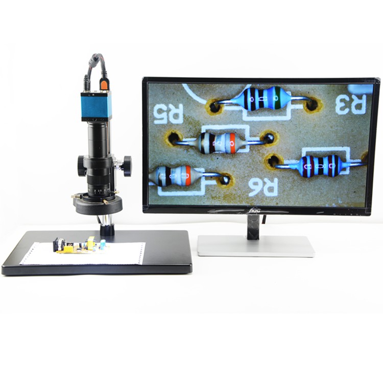 CCD Camera Microscope Hdmi Full HD (เฉพาะตัวเครื่องและอุปกรณ์ไม่รวมจอ ...