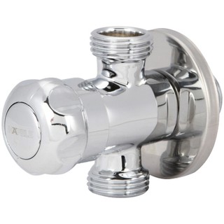 STOP VALVE HAFELE 589.25.922 CHROME สต๊อปวาล์ว 2ทาง HAFELE 589.25.922 สีโครม วาล์วและสต๊อปวาล์ว ก๊อกน้ำ ห้องน้ำ STOP VAL