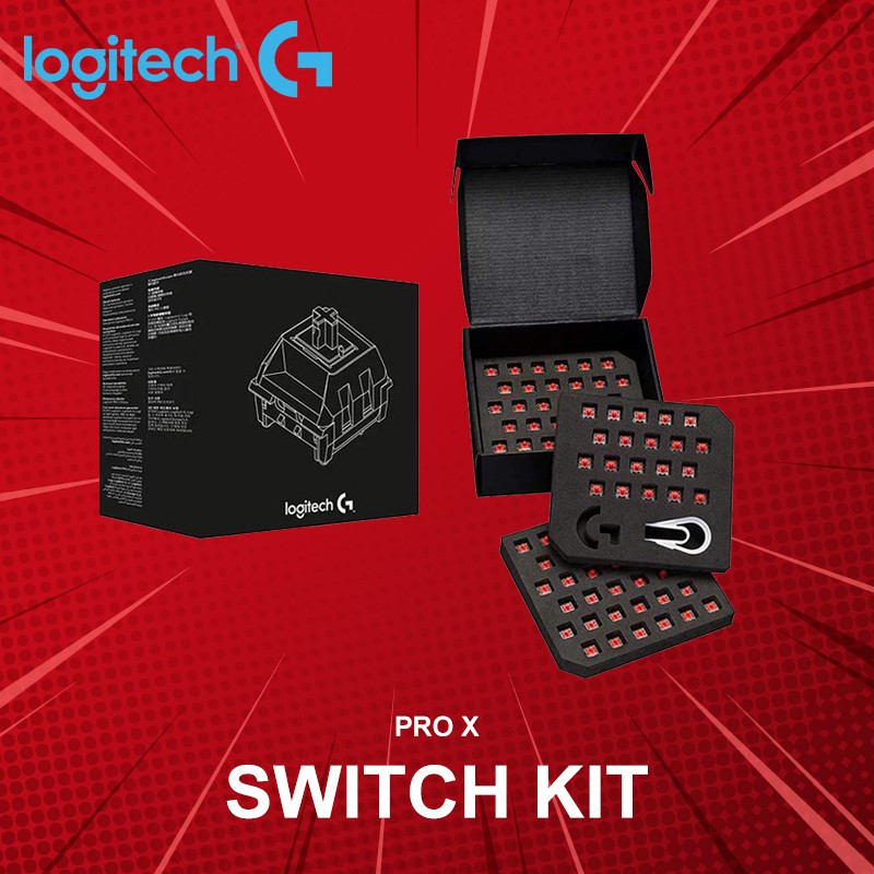 Logitech G Pro X Mechanical Gaming Keyboard Switch Kit (GX RED Linear)並行輸入