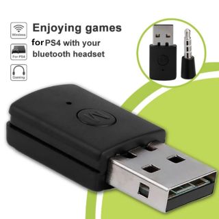 Bluetooth 4.0 + EDR USB อะแดปเตอร์ไร้สายบลูทูธ USB 3.5 มม.Dongle ล่าสุดรุ่นใช้สำหรับ PS4 สำหรับบลูทูธชุดหูฟัง