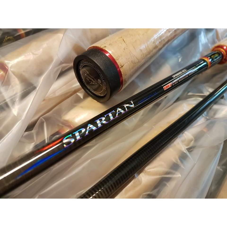 คันสปิ๋ว-ashino-spartan-รุ่นเดิม-wt-8-15-lb-lure-wt-10-30-g-รีซีท-fuji-คันเบ็ดตกปลา-7-8-9-10-ฟุต