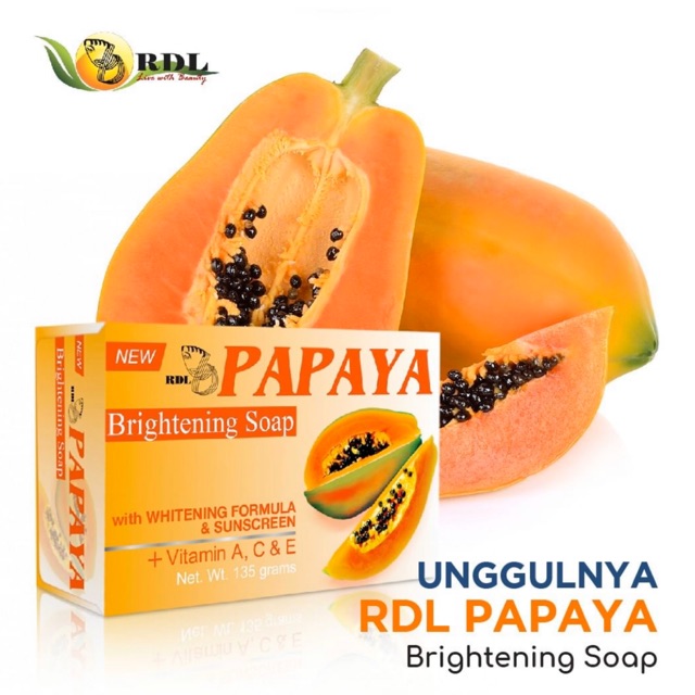 rdl-papaya-soap-แท้100-ส่งฟรี