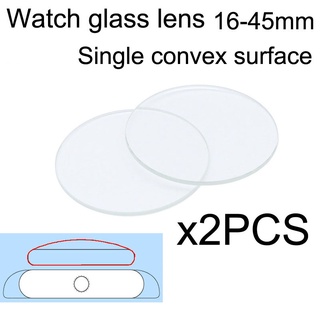 ภาพหน้าปกสินค้าอะไหล่นาฬิกาข้อมือกระจกใส 16-45 มม. สําหรับซ่อมแซมนาฬิกาข้อมือ 2 ชิ้น ที่เกี่ยวข้อง