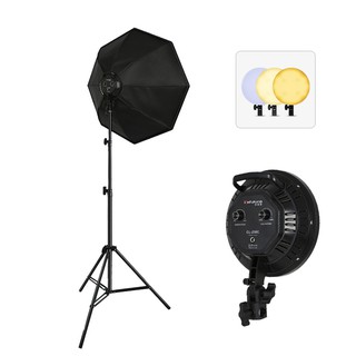 สินค้า SOFTBOX  CL-200C แปดเหลี่ยม ชุดไฟสตูดิโอ LED 60W 2700K- 5500K  +ขาตั้งไฟ2เมตร.ซอฟต์บ็อก ไฟสตูดิโอ มี2สีขนาดต่างกัน