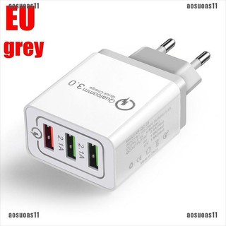 【aosu•OAS】อะแดปเตอร์ฮับชาร์จเร็ว 30w QC 3.0 3 พอร์ต USB