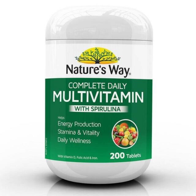 ภาพหน้าปกสินค้าNature's Way Complete Daily Multivitamin with Antioxidants 200 เม็ด