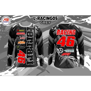 เสื้อแขนยาว พิมพ์ลายรถแข่ง L-RACING05