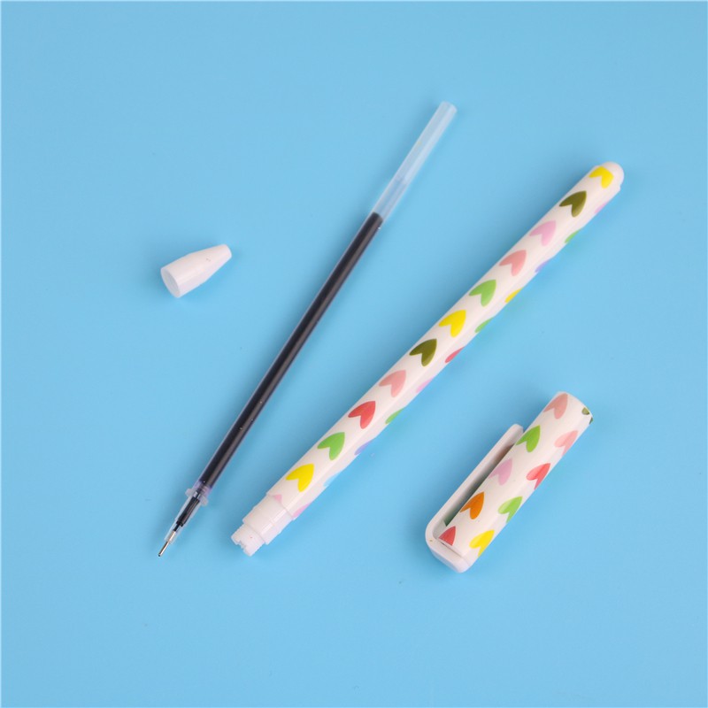 ชุดปากกาเจล-ลายการ์ตูน-ดอกไม้-หลากสี-สไตล์เกาหลี-สำหรับนักเรียน