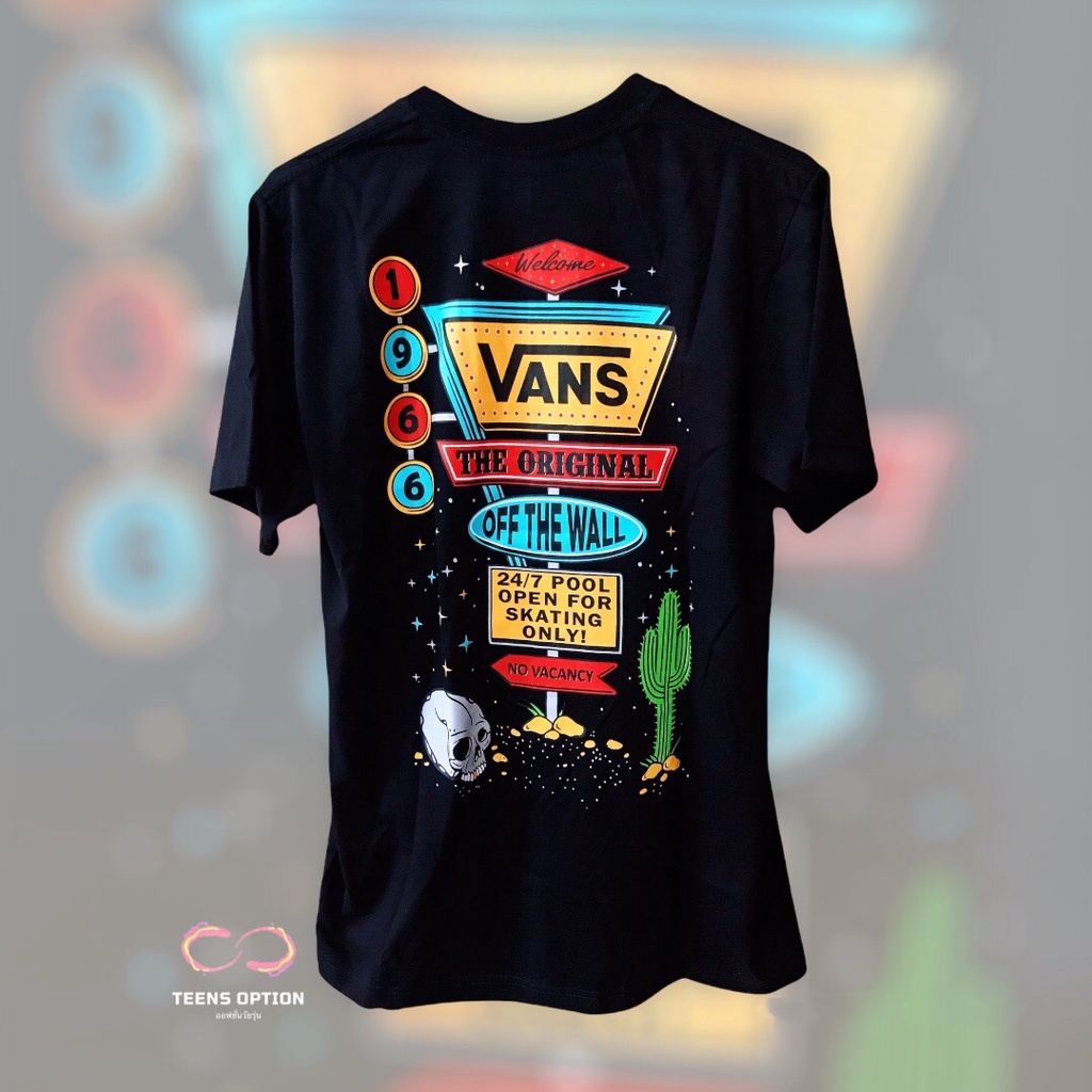 เสื้อยืดโอเวอร์ไซส์เสื้อ-vans-ตัวไหม่ล่าสุดสกรีนสีสดทั้งหลังแนวสตรีท-พร้อมส่ง-ชาย-หญิงs-3xl