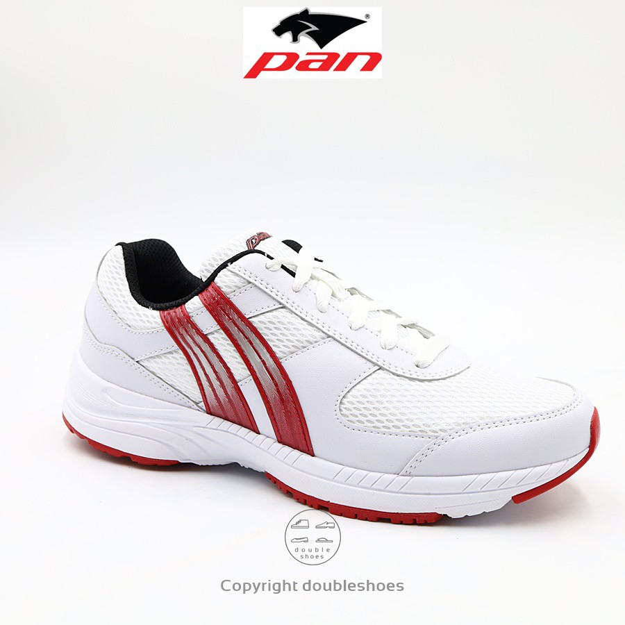 pan-รองเท้าวิ่ง-รุ่น-flyday-รุ่นใหม่ล่าสุด-สี-ขาวแดง-ไซส์-5-12-38-45-pf-16n2-wr
