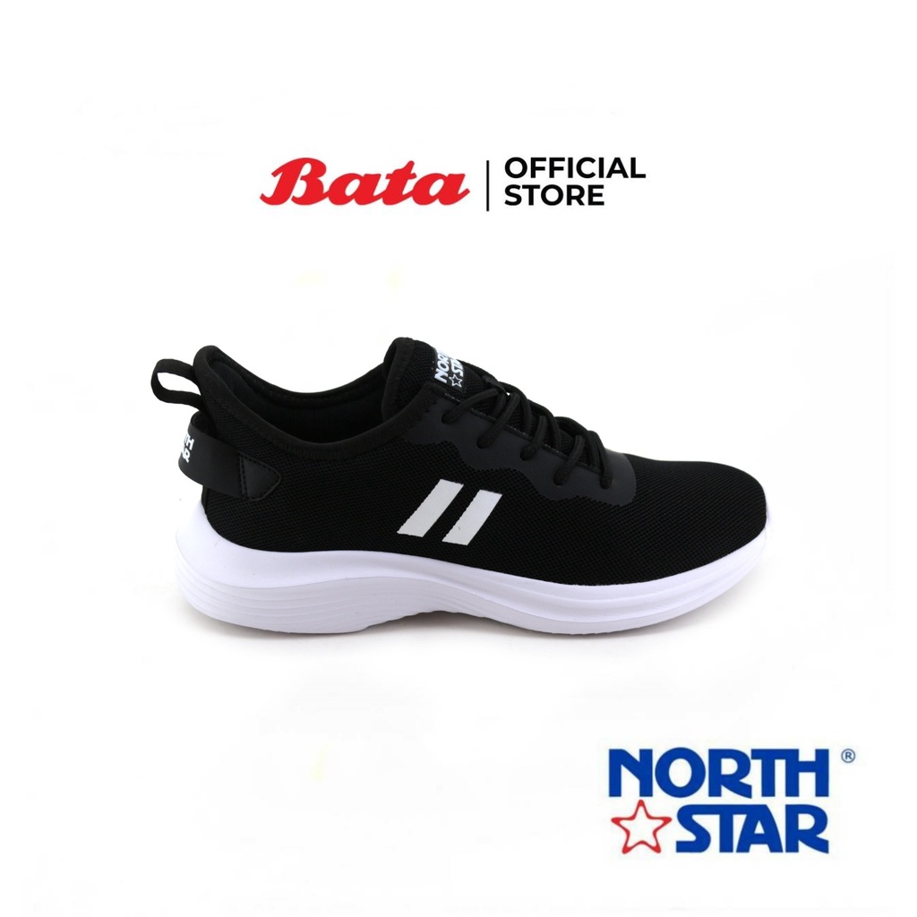 ภาพหน้าปกสินค้า(Online Exclusive) Bata บาจา ยี่ห้อ North Star รองเท้าสนีคเคอร์ รองเท้าผ้าใบ รองเท้าผ้าใบกีฬา ผ้าใบแฟชั่น Sneakers สำหรับผู้หญิง รุ่น Lavende สีดำ 5806006 จากร้าน bata_officialstore บน Shopee