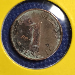 No.15480 ปี1950 เยอรมัน 1 PFENNIG เหรียญสะสม เหรียญต่างประเทศ เหรียญเก่า หายาก ราคาถูก