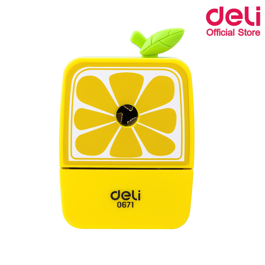 deli-0671-fruit-rotary-pencil-sharpener-เครื่องเหลาดินสอแฟนซีรูปผลไม้-สุดน่ารัก-เครื่องเหลาดินสอ-เครื่องเขียน-สำนักงาน