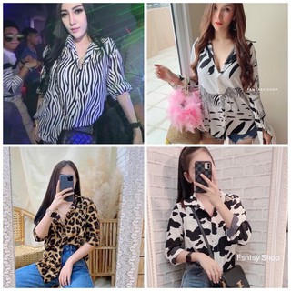 Zebra shirt เสื้อเชิ้ตลายม้าลาย 🦓🦓