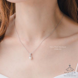 ภาพขนาดย่อของภาพหน้าปกสินค้า‍ ️  ต่างหู สร้อยคอ คนแพ้ง่าย : Fairy Pearl (FME-01 , FMN-01) Nantich Jewelry จากร้าน nantichjewelry_official บน Shopee ภาพที่ 8