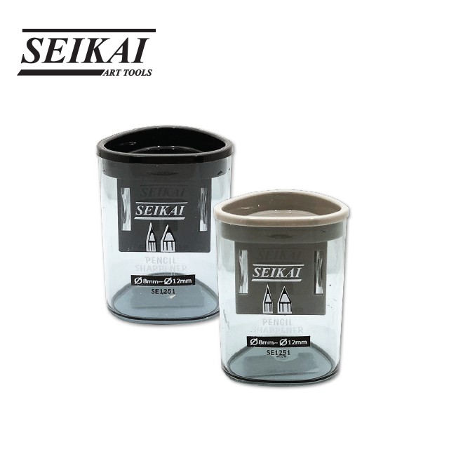seikai-กบเหลาดินสอ-2-รู-sharpener-1-ตัว
