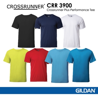 Crossrunner เสื้อยืด ประสิทธิภาพสูง แจ็คคาร์ด สีขาว ดํา นีออน เขียว น้ําเงิน แซฟไฟร์ แดง Aqua CRR3900 สําหรับทุกเพศ