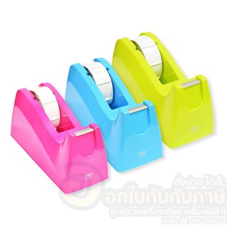 แท่นตัดเทป Deli 816F Tape Dispenser แท่นตัดเทปขนาดใหญ่ แกน 3 นิ้ว แกน 1 นิ้ว