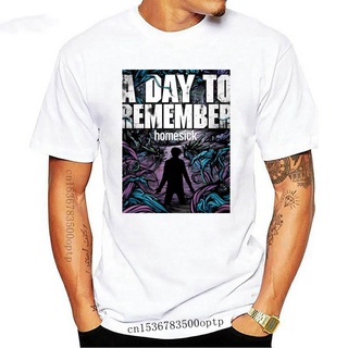 [S-5XL] เสื้อยืดผ้าฝ้าย พิมพ์ลาย A Day To Remember Homesick สีดํา สําหรับผู้ชาย ไซซ์ S - 2XL