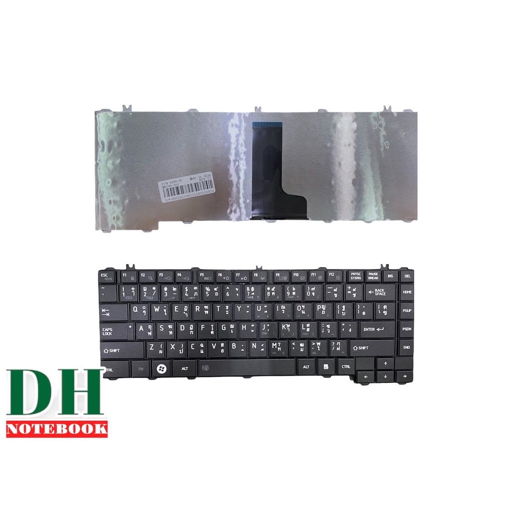 คีย์บอร์ดโน๊ตบุ๊ค keyboard Toshiba Satellite C600 C640 L640 L645 L635 ...