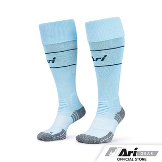 ARI ELITE FOOTBALL LONG SOCKS - LIGHT BLUE/NAVY ถุงเท้ายาว อาริ อีลิท สีฟ้าอ่อน