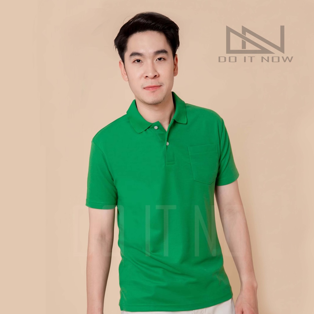 ภาพหน้าปกสินค้าสีเขียว เสื้อโปโล (ชาย) By Doitnow สินค้าคุณภาพ จากแห่งผลิตโดยตรง