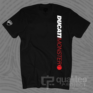 เสื้อยืดวินเทจเสื้อยืด ผ้าฝ้าย พิมพ์ลาย Ducati Monster Superbike Motorcycle Racing Ss พลัสไซซ์ สําหรับผู้ชายS-5XL