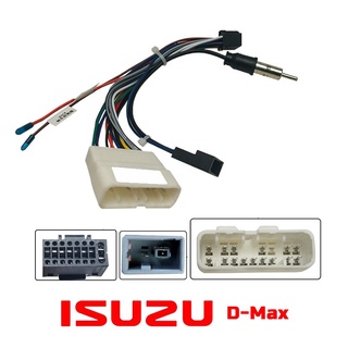 Isuzu D-Max OEM Plug and Play Socket Cable For Car Android Player Harness