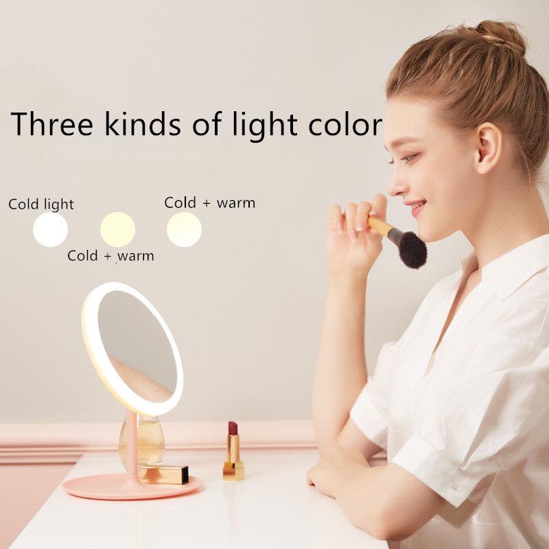 พร้อมส่ง-กระจกแต่งหน้าled-กระจกมีไฟled-ราคา-130