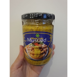 พร้อมส่ง !! Whole Grain mustard โฮลเกรนมัสตาร์ด ขนาด 240 กรัม มัสตาร์ด