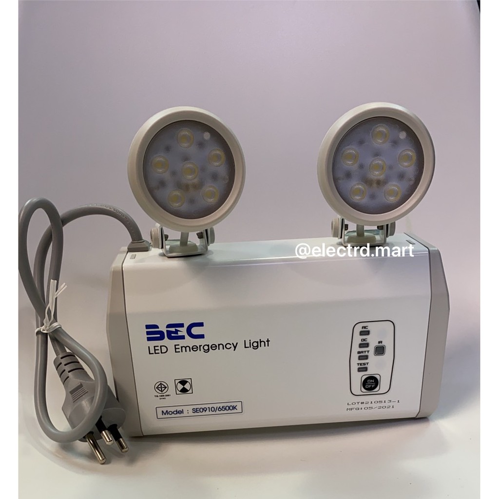 bec-โคมไฟฉุกเฉิน-led-2-x-9w-led-emergency-light-e0910-series-bec