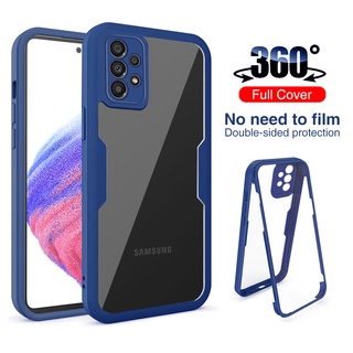 4TH 360° Double-Side Anti-Fall Protect Shell Front+Back Shockproof Case For Samsung Galaxy A13 A53 A33 A21s M52 M22 M12 4G 5G