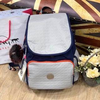 Kipling new grey emb city pack