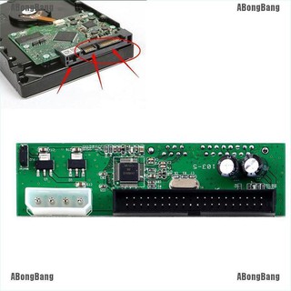 อะแดปเตอร์แปลง abongbang SATA TO PATA IDE Plug &amp; Play 7 + 15 Pin 3.5 / 2.5 SATA HDD DVD