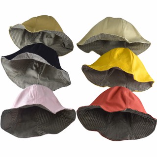 สินค้า หมวกบักเก็ต หมวกใส่ได้2ด้าน [รุ่น D014] หมวกน่ารัก หมวกแฟชั่น หมวกใส่เที่ยว พร้อมส่งจากไทย