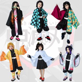 New Arrival!! Children Cosplay(110-150cm) Anime Demon Slayer Nezuko  Tanjirou Kids Cosplay Costumes