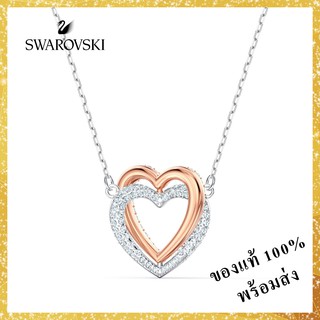 ภาพขนาดย่อของสินค้าสร้อยคอ Swarovski Infinity Double Heart Necklace สวารอฟสกี้ สวารอฟ ของขวัญ 100% พร้อมส่ง